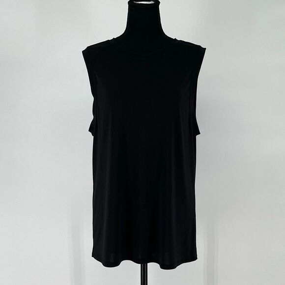 FABLETICS Tank Top Women's Medium Black Sleeveless Jersey Stretch Athleisure - Picture 1 of 10